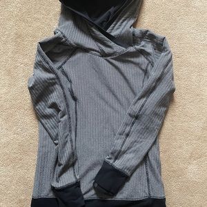 Lululemon Think Fast herringbone pullover hoodie
